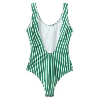 H2O Stripe Swim Suit (Posy Green)