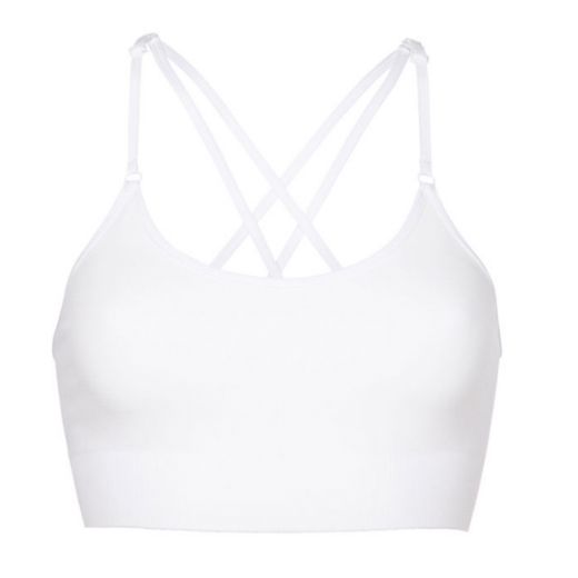Run & Relax Seamless Strap Bra (Pure White)
