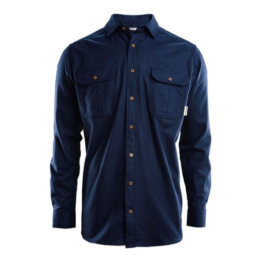 Aclima Reborn Woolshirt Men (Navy Melange)