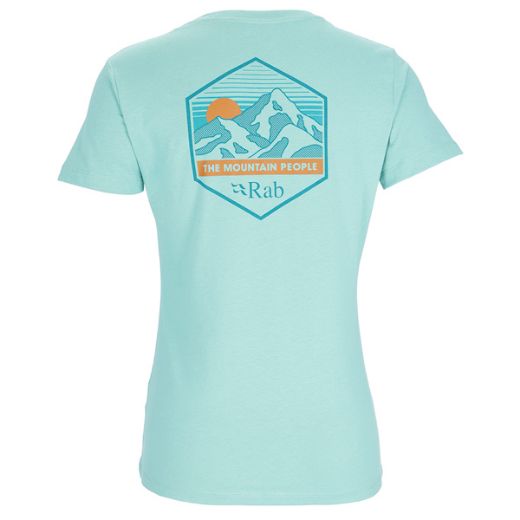 Rab Stance Mountain Peak Tee Wmns (Meltwater)