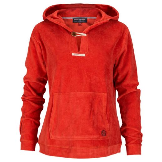 Amundsen Sports Comfy Cord Hood Womens - Red Clay