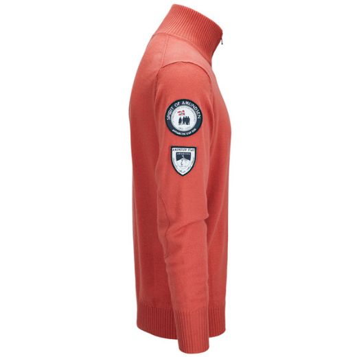 Amundsen Sports Peak Half Zip Mens (Weathered Red)