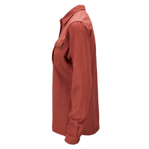 Amundsen Sports Flannel Shirt Womens (Burnt Red)