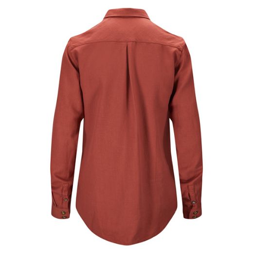 Amundsen Sports Flannel Shirt Womens (Burnt Red)