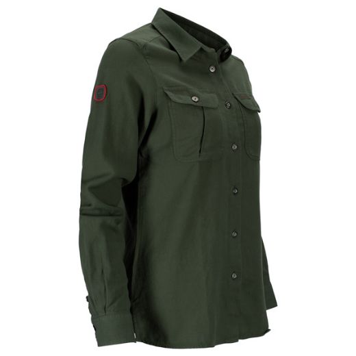 Amundsen Sports Flannel Shirt Womens (Olive)