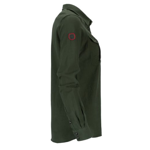 Amundsen Sports Flannel Shirt Womens (Olive)