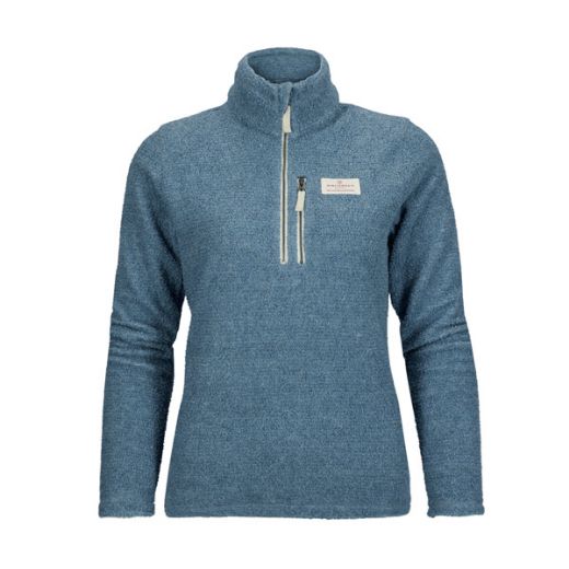 Amundsen Sports Hut Half Zip Womens (Faded Blue)