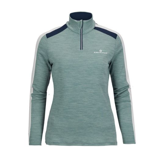 Amundsen Sports 5mila Half Zip Womens (Stormy Blue)