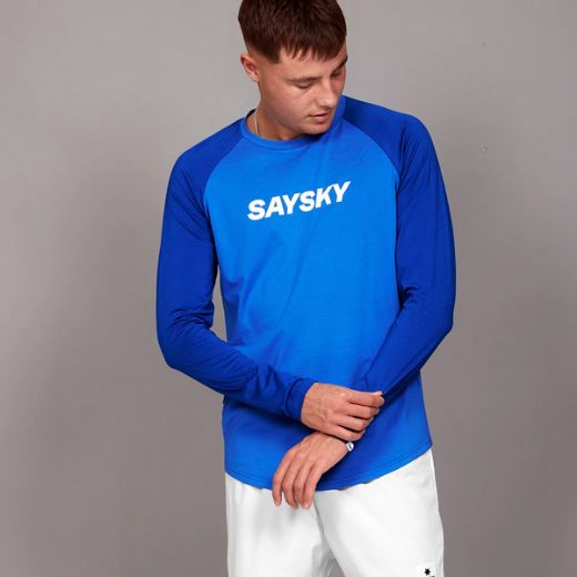 Saysky Logo Pace Long Sleeve (Blue)