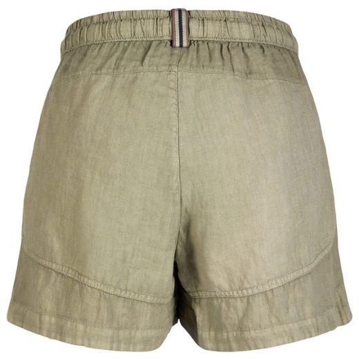 Amundsen Safari Linen Shorts Womens (Olive Ash)