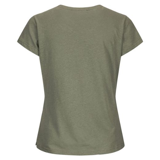 Amundsen Sports Linen Tee Womens (Olive Ash)