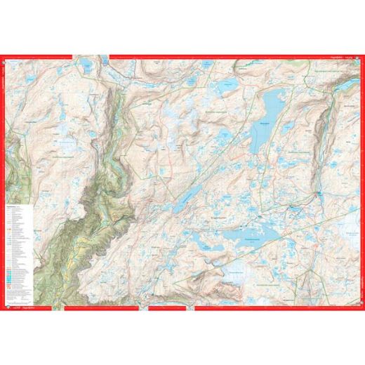 Calazo Høyfjellskart Hurrungane 1:25 000