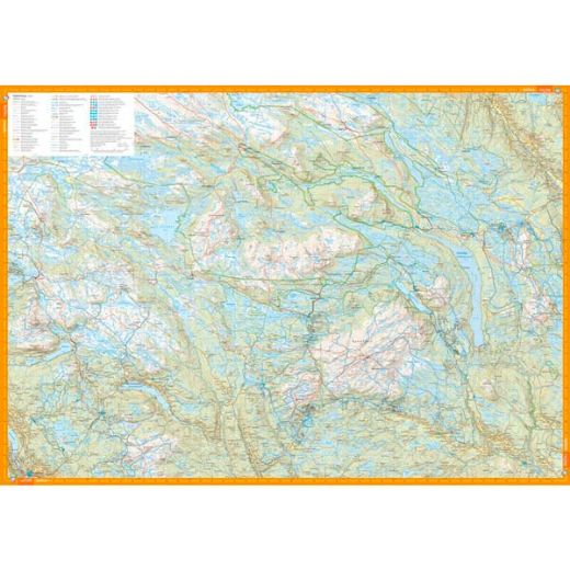 Calazo Turkart Langsua & Spåtind 1:50 000