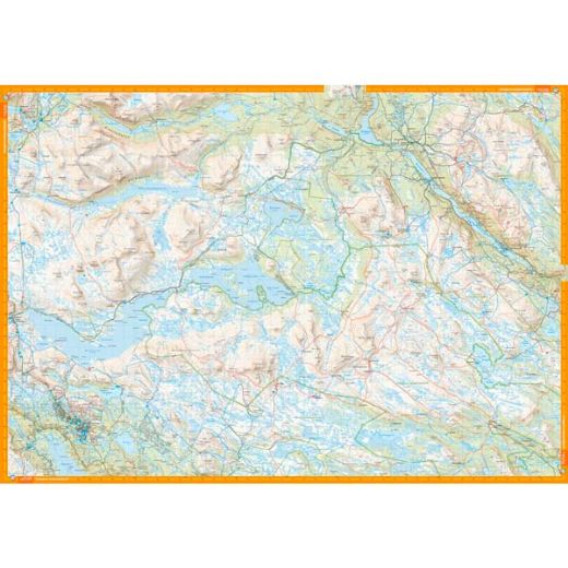 Calazo Turkart Langsua & Spåtind 1:50 000
