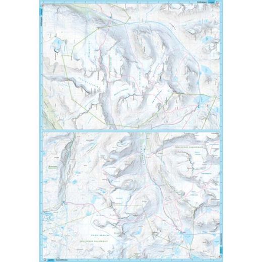 Calazo Høyfjellskart Jotunheimen - Høgruta 1:25 000