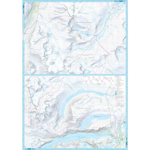 Calazo Høyfjellskart Jotunheimen - Høgruta 1:25 000