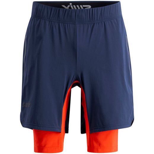 Swix Pace Hybrid Shorts M (Dark Navy-Lava) 