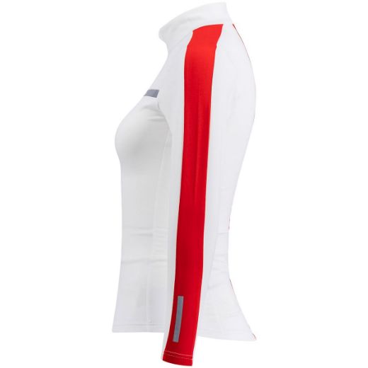 Swix Roadline NTS Half Zip Baselayer Top W (Bright White/Fiery Red)