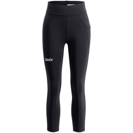 Swix Pace High Waist Cropped Tights W (Black)