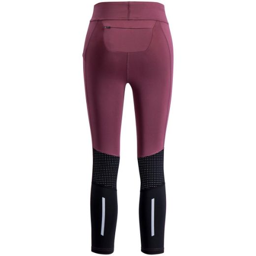 Swix Pace High Waist Cropped Tights W (Plum)