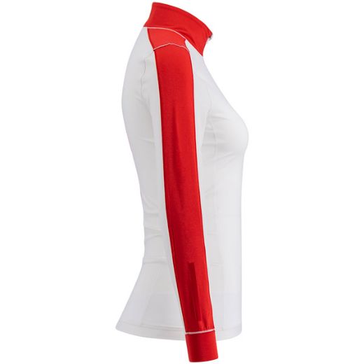 Swix Triac Dry Long Sleeve W (Bright White/Swix Red)