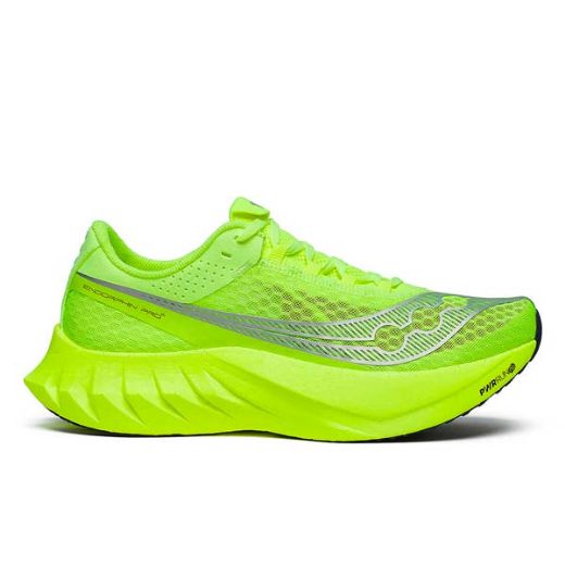 Saucony Endorphin Pro 4 Mens (Citron/Silver Jaune Pastel)