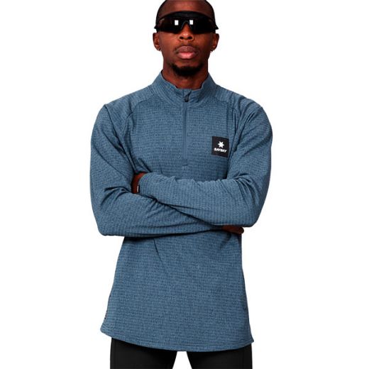 Saysky Blaze Half Zip Light-Weight Fleece Men (Blue Melange)