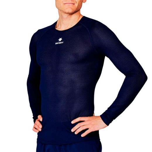 Saysky Mesh Base Layer Long Sleeve Unisex (Blue)