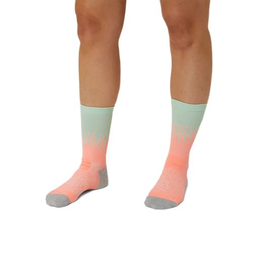 Asics Performance Run Sock Crew (Bright Sunstone/Mint Tint)