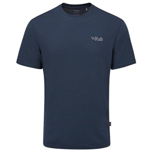 Rab Crimp Logo Tee (Tempest Blue)