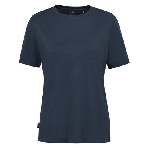Rab Crimp Logo Tee Wmns (Tempest Blue)