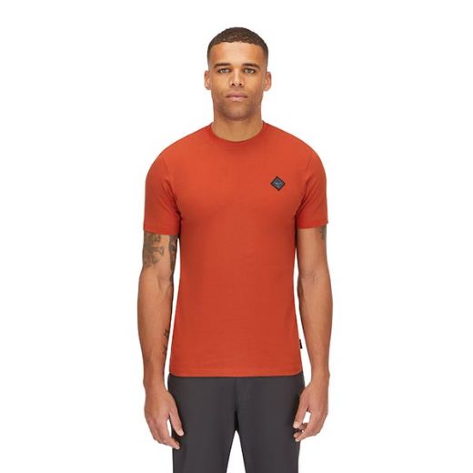 Rab Basecamp Logo Badge Tee (Red Clay)