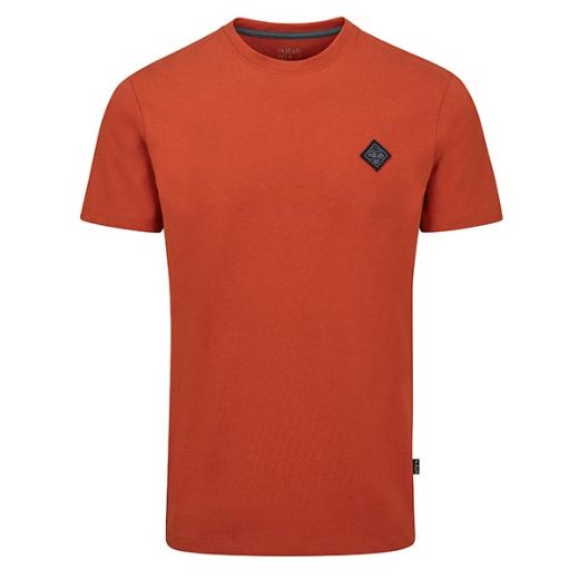 Rab Basecamp Logo Badge Tee (Red Clay)