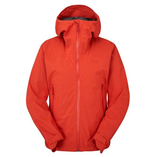 Rab Downpour Light Jacket Wmns (Red Grapefruit)