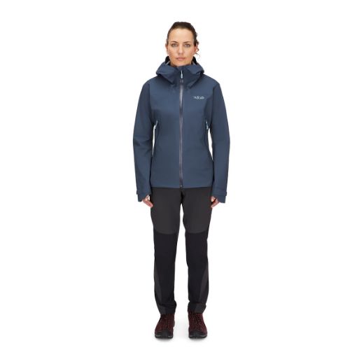 Rab Downpour Light Jacket Wmns (Tempest Blue)