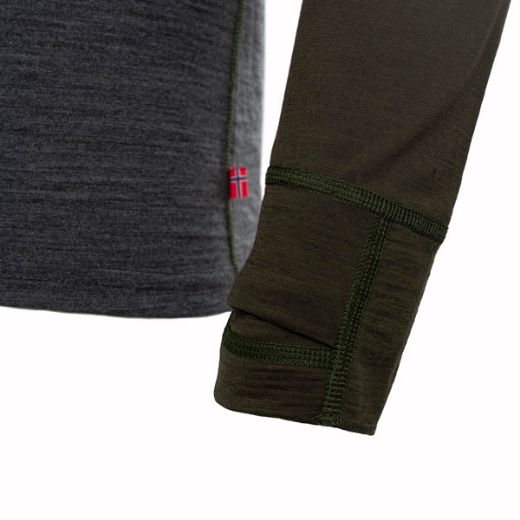 Aclima Lightwool 180 Polo W/Zip Men (Tarmac/Marengo)