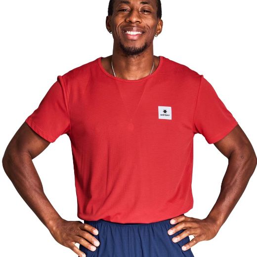 Saysky Reactive Flow T-Shirt (Red AOP)