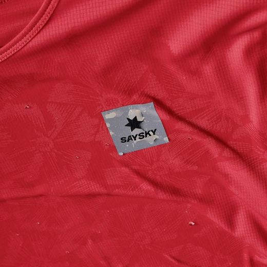 Saysky Reactive Flow T-Shirt (Red AOP)