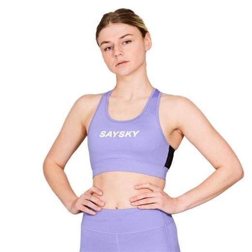 Saysky Logo Combat Sports Bra Women (Purple)
