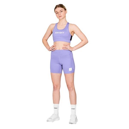 Saysky Logo Combat Sports Bra Women (Purple)