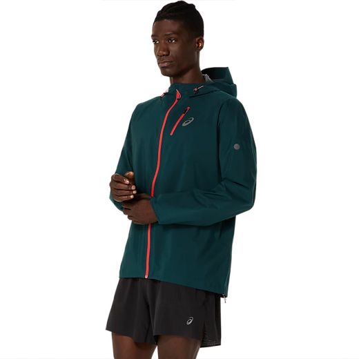 Bilde av Asics Fujitrail Elite Waterproof Jacket Men (Saxon Green), L