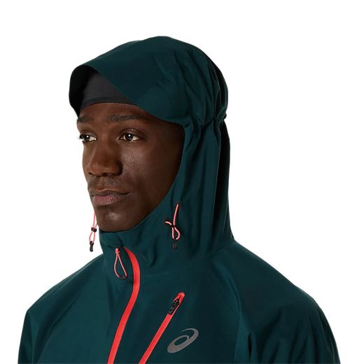 Bilde av Asics Fujitrail Elite Waterproof Jacket Men (Saxon Green), L