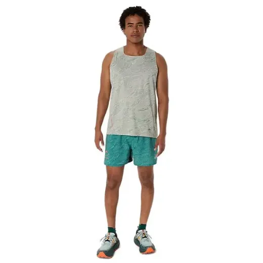 Bilde av Asics Fujitrail Singlet Men (White Sage/Rainy Lake), M