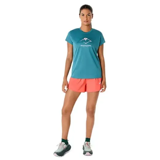 Bilde av Asics Fujitrail Logo SS Top Women (Atlantis Blue), L