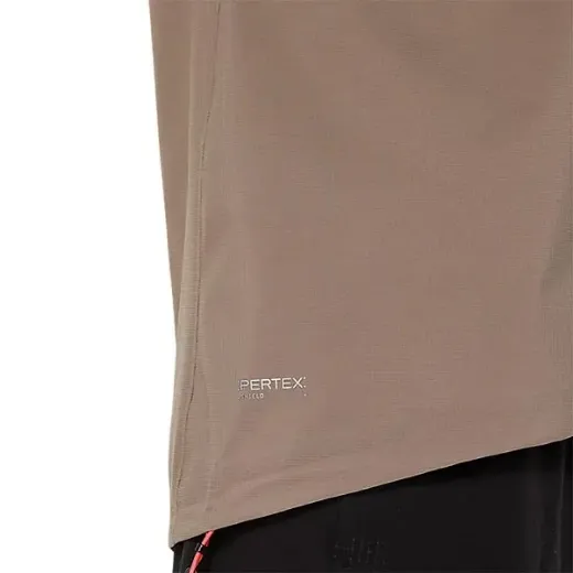 Bilde av Asics Fujitrail Elite Waterproof Jacket Women (Taupe Grey), L