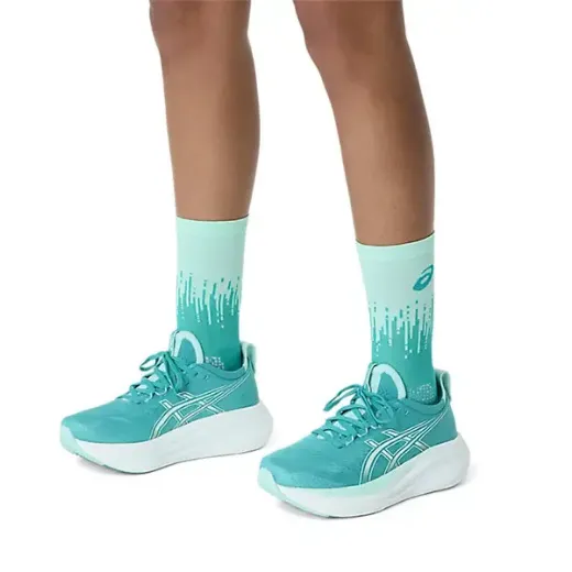 Bilde av Asics Performance Run Sock Crew (Wave Teal/Illuminate Mint), IV