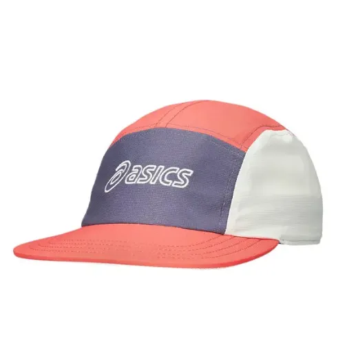 Bilde av Asics 5 Panel Cap (Coral Reef/Greyish Purple/Birch), OS