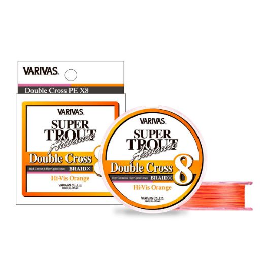 Varivas Super Trout Advance Double CrossPE X8 Orange #0.6 9.6LB (0,132mm)