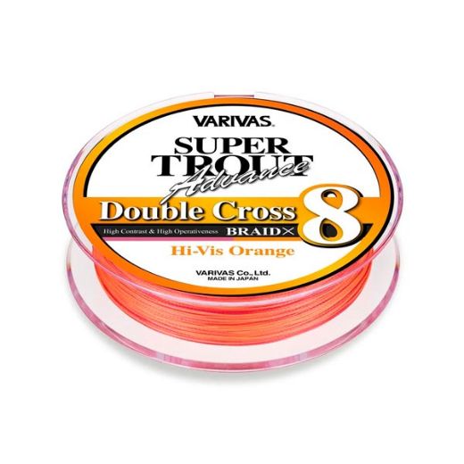 Varivas Super Trout Advance Double CrossPE X8 Orange #0.6 9.6LB (0,132mm)