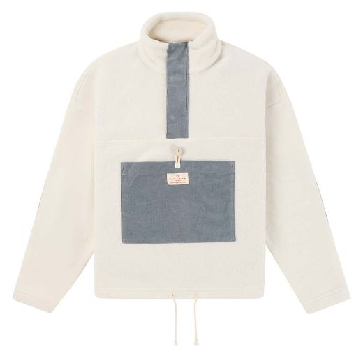 Amundsen Sports V-Bond Cord Fleece Womens (Natural/Stormy Blue)